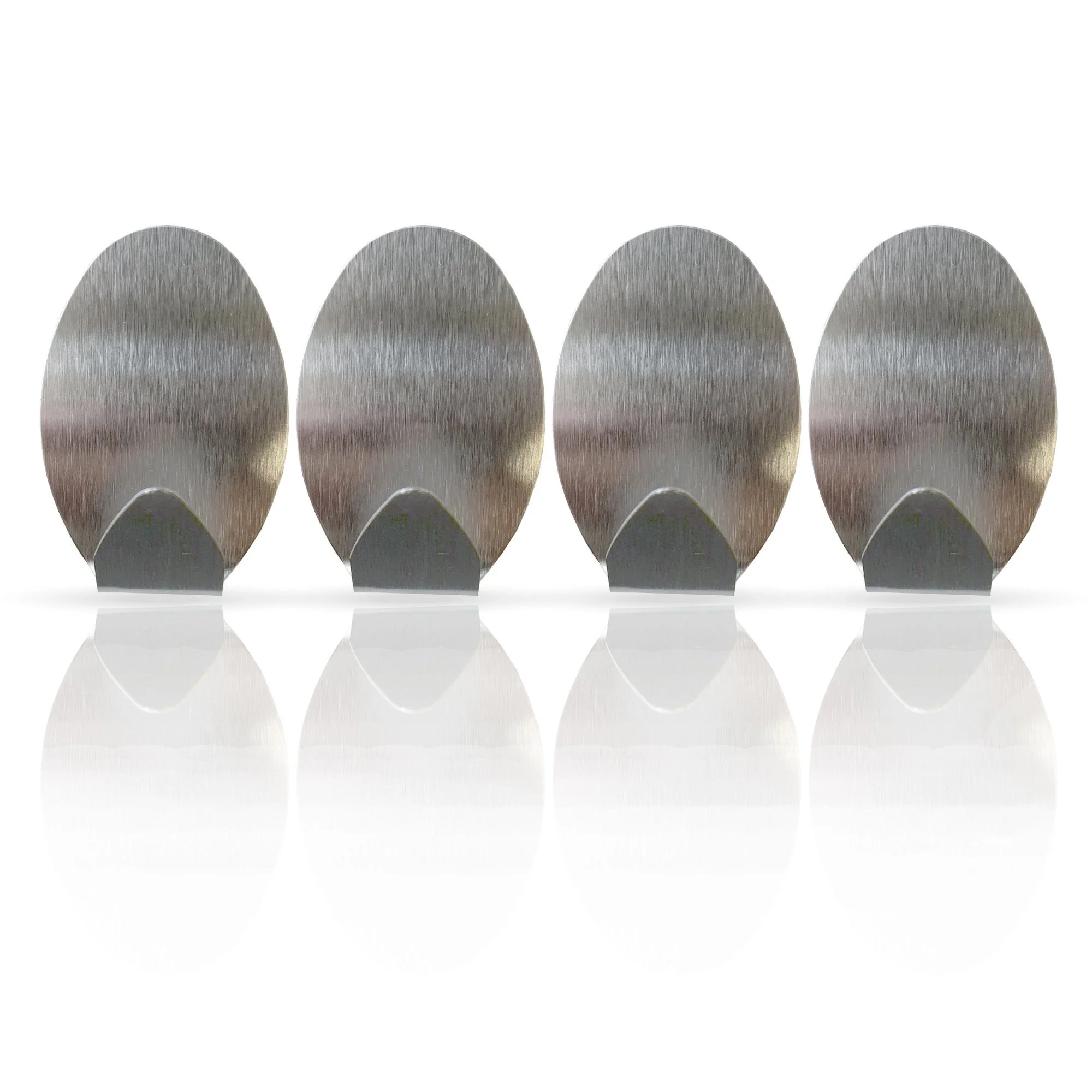 BESTLIVINGS Wandhaken · Edelstahl selbstklebend · 4er-Set